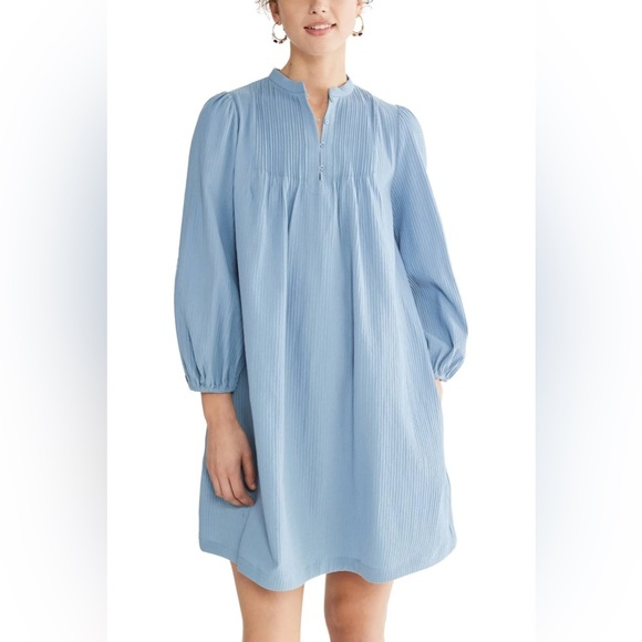 Vanessa Bruno Dresses & Skirts - Vanessa Bruno Rosalba Long Sleeve Mini Dress Blue Size 36 Size Small